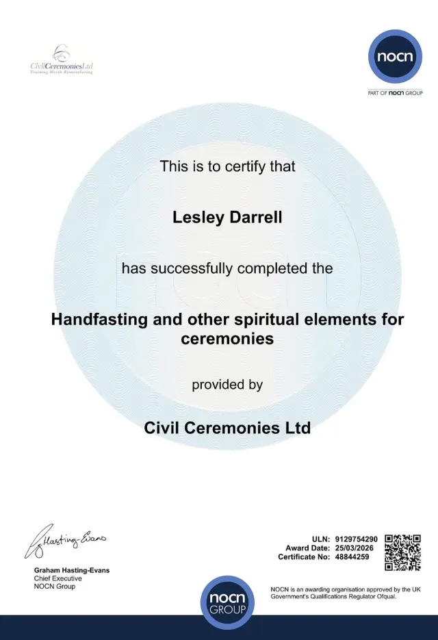 Lesley Ann - Celebrant photo 2